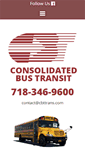 Mobile Screenshot of consolidatedbustransit.com